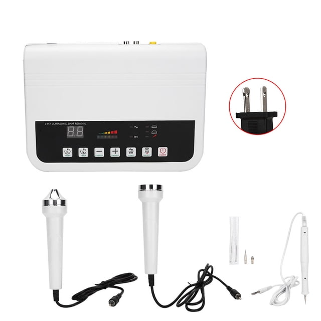 Máquina ultrasónica para eliminar pecas y desintoxicar el rostro, ideal para salones de belleza en casa, enchufe estadounidense de 110 V.