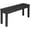 Black, variant on HUANG 40" Backless Wooden Garden Bench, Black