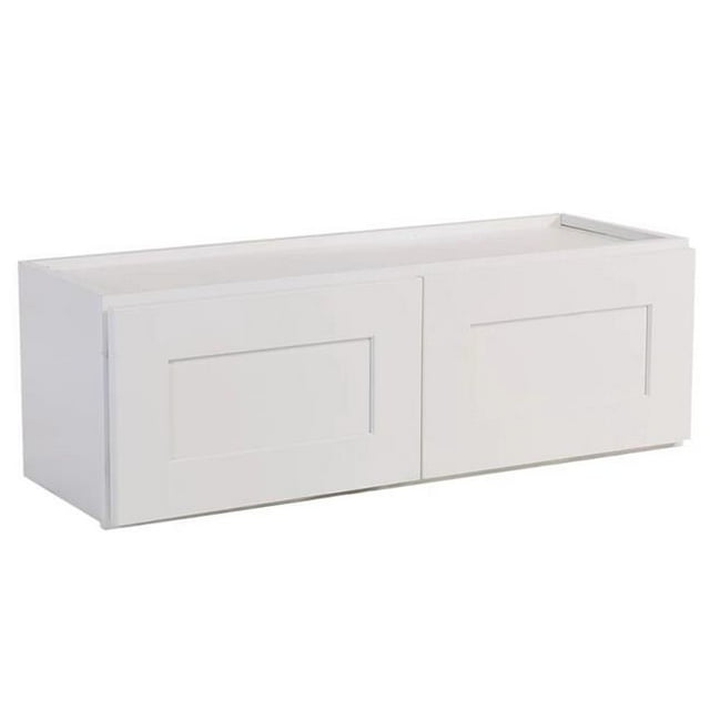 Design House 613463 30 in. Fully Assembled Kitchen Corner Wall Cabinet Shaker, White