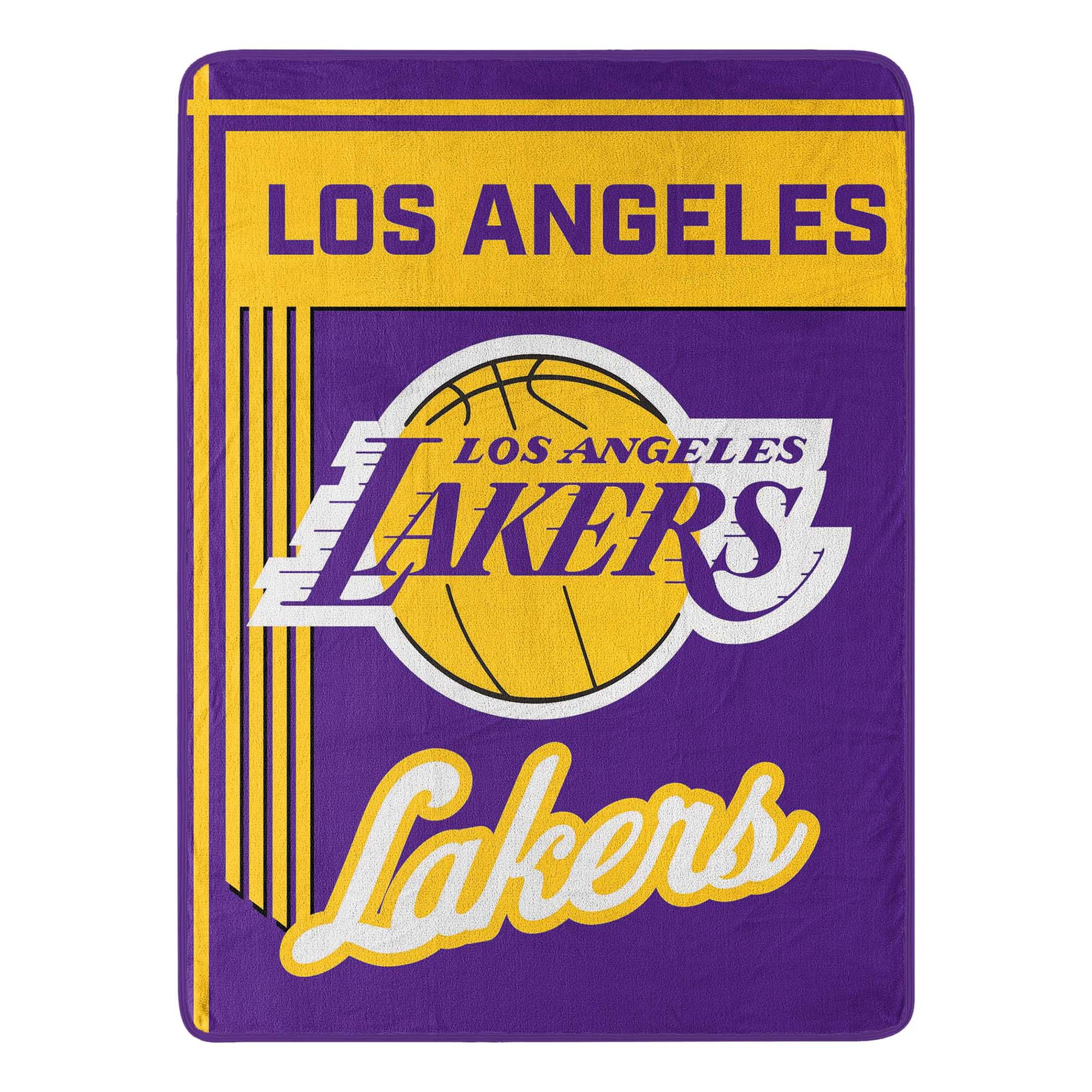 Los Angeles Lakers Northwest NBA Officially Licensed Microfiber Throw Blanket - 46" x 60"