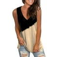 thumbnail image 2 of Womens Summer Tops Summer Casual Printed Tank Top V Neck Sleeveless T Shirt Womens Tops Dressy Casual, 2 of 5