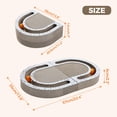 thumbnail image 2 of PAWZ Road Cat Scratcher Cardboard 22.4" x 13.8" Scratching Board with Interactive Toys Balls for Indoor Cat, 2 of 11