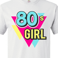 thumbnail image 4 of Inktastic Vibrant Colors 80s Girl T-Shirt, 4 of 5