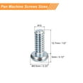thumbnail image 2 of #10 24x1/2" Pan Head Phillips Machine Screws, 25 Pack Zinc Plated Carbon Steel Cross Head Screws, 2 of 5