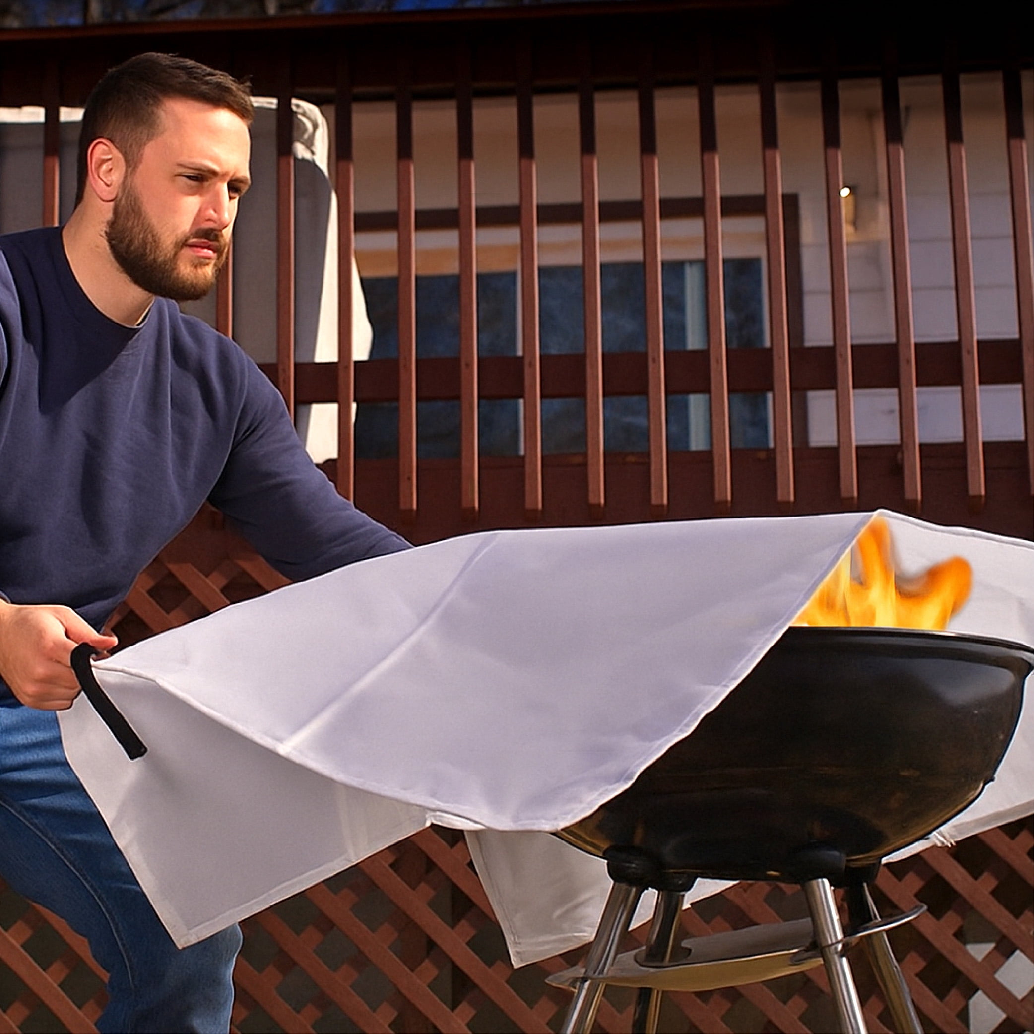 Gofire Fiberglass Fire Blanket 39x39 inches Emergency Suppression - 6 Pack