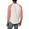 thumbnail image 2 of Ma Croix Mens 3/4 Sleeve Dual Color Raglan Baseball Shirt, 2 of 6