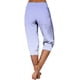 thumbnail image 4 of Pantalones Capri Casual Corbata Elástica Cintura Suelta Larga, Sólida con Bolsillos para el Hogar, Ropa de Dormir Y Todas las Estaciones, 4 of 6