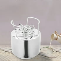 Home Brewing Keg, 304 Stainless Steel Mini Ball Lock Keg,Beer Brewing Keg Brewing Bucket Adjustable Pressure
