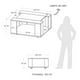 thumbnail image 3 of Mesa De Centro Maderkit con Vidrio color Niebla blanco, 3 of 6
