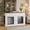 white, variant on 60" Dog Crate Furniture for 2 Dogs – Heavy Duty Dog Kennel with 2 Drawers, Farmhouse TV Stand End Table for Small Medium Dogs, Indoor Use
