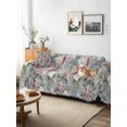 thumbnail image 3 of Vintage Spring Floral Couch Cover for Dogs, Summer Botanical Watercolor Washable Sofa Covers Slipcover for Pets Dogs Futon Cover, Couch Recliner Covers, Oversized Chair Slipcover 71"x91", 3 of 9