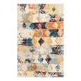 thumbnail image 3 of Unique Loom Vivid Collection Area Rug - Chennai (5' 3" x 8' Rectangle Ivory/Blue), 3 of 7