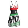 thumbnail image 2 of Woman's Dress Libyan Mom Libya Flag For Mother's Day Women's Sling Dress Funny Novelty Clubs, 2 of 5