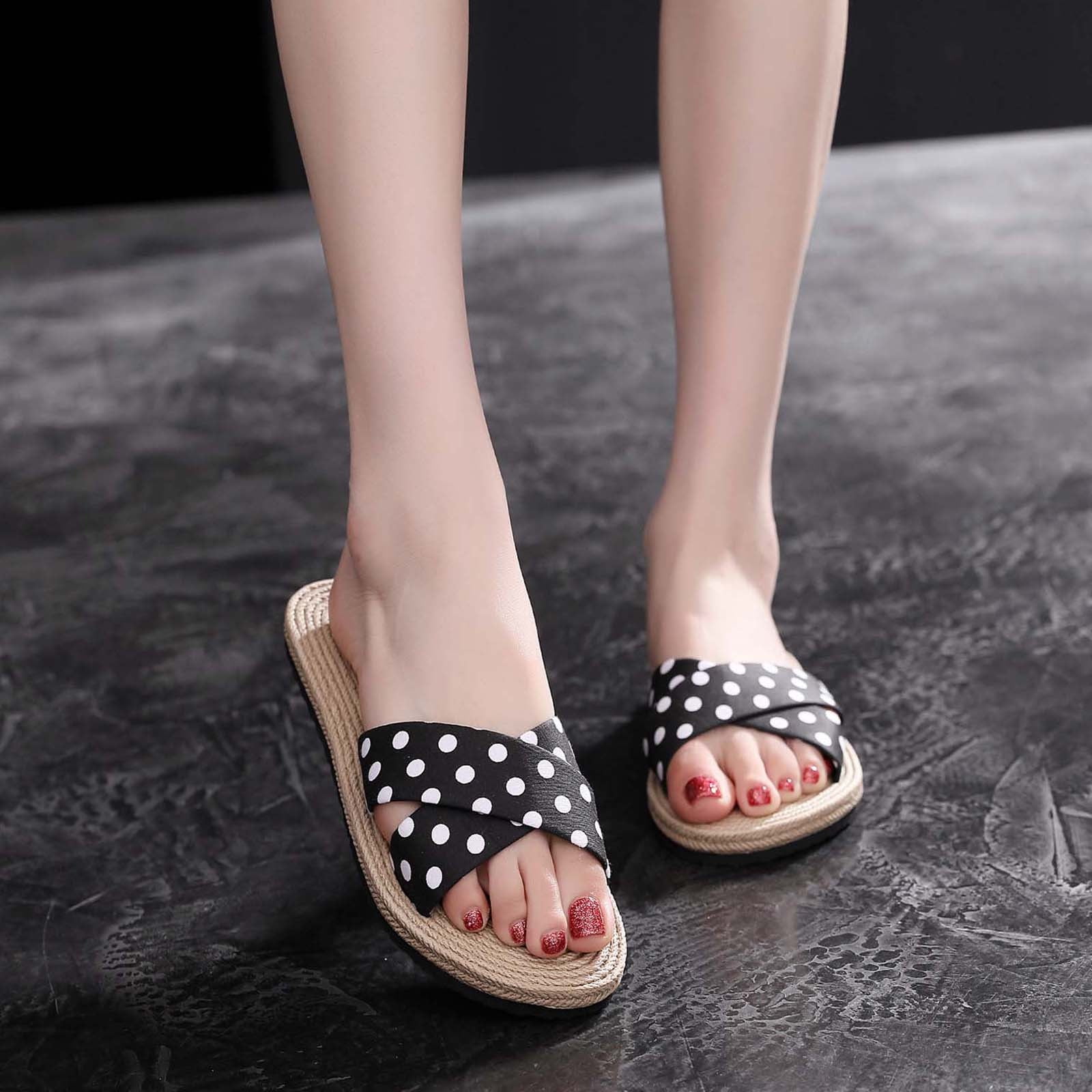 Frog Fun/Hot.Sale Women's Summer Buckle Strap Flat Beach Open Toe Breathable Sandals Rome Shoes 