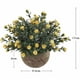 thumbnail image 2 of Planta artificial en maceta de simulación perfecta para decoración interior del hogar y la oficina, Gypsophila púrpura ER, 2 of 5