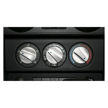 Rugged Ridge by RealTruck Dash Knob for Wrangler JK | Climate Control, Aluminum, Blue | 11420.05 | Compatible with 2007-2010 Jeep Wrangler JK