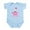 Sky Blue, variant on CafePress - Auntie's Little Cupcake Infant Bodysuit - Baby Light Bodysuit, Size Newborn - 24 Months