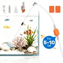Aquarium Siphon Vacuum and Water Changer Kit (5-10 Gal)- Small Fish Tanks  Gravel  Sand Cleaning