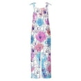thumbnail image 5 of Kmdttou Cargo Pants Easter Print Sleeveless Two Pocket Casual Overalls Jumpsuit Jumpsuit Pants (Regular & Plus Size) S-5XL, 5 of 5