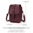 thumbnail image 2 of Bolso bandolera myfriday Vintage de piel para mujer, 2 of 7