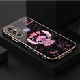 thumbnail image 3 of Smooth E-TPU Phone Case Infinix TECNO POP SPARK 6 7 8 10 20 GO 20C CAMON 17 18 19 POVA 2 3 5 Case Anime Lilo Stitch Angel Couple, 3 of 5
