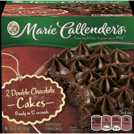 Marie Callenders Double Chocolate Cakes - 2 CT