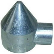 Stephens Pipe & Steel HD42041RP Bullet Cap, 1-Way, Aluminum, For: 1-3/8 in Top Rail and 2-1/2 in Line Post