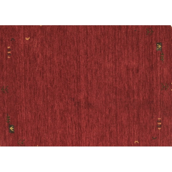 Ahgly Company Indoor Rectangle Abstract Brown Contemporary Area Rugs, 7' x 10'