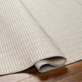 thumbnail image 4 of BoutiqueRugs Eneco Cream Bordered Area Rug - Outdoor Safe - Bone, Dark Gray, Cloud Gray - 6'7" x 9', 4 of 5