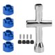 thumbnail image 1 of SCX2424 RC Combiner Kit de llaves cruzadas Piezas de mantenimiento RC de aleación de aluminio de 7 mm para coche RC AXIAL SCX24 1/24 Azul oscuro, 1 of 10