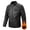 Fleece-Black, variant on Men's Leather Jacket, Stand Collar PU Faux Leather, Zip-Up Motorcycle Bomber Jacket, Slim Fit Biker Coat