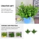 thumbnail image 2 of 2 unids simulados plantas verdes decoración viva cuatro decoraciones de hojas decoraciones para el hogar, 2 of 8