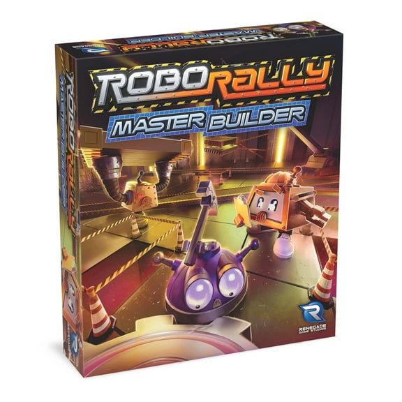 Robo Rally - Master Builder Expansion - Strategy Programmed Movement Board Game, Ages 12