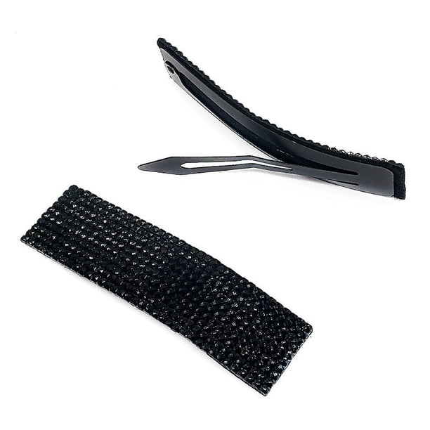 10 Uds. Pinzas para el cabello a presión, horquillas rectangulares de cristal brillante, pasadores coreanos, accesorios para el cabello para fiesta, boda, uso diario para niñas