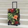 thumbnail image 5 of Yiaed Watercolor Tropical Flowers Print Travel Luggage Cover Suitcase Protector Fits 18-32 Inch Luggage Wheel Covers Patterned Elastic Luggage Anti-scratch（No luggage）-Small, 5 of 5