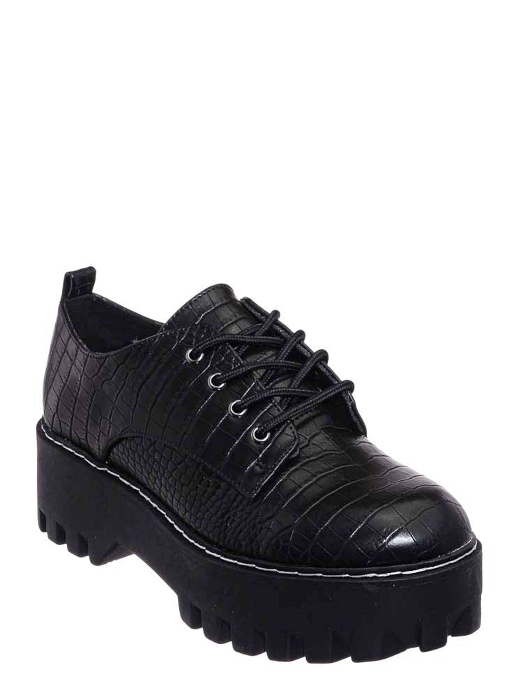 womens chunky oxfords