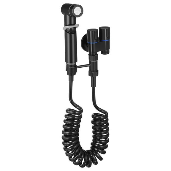 OFFIGAM 1 Set Bathroom Diverter Black Abs with Compact Style for Home Use and Water Saving