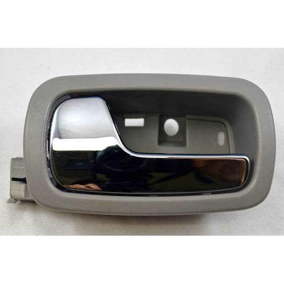 PT Auto Warehouse GM-2007MG-FL - Inner Interior Inside Door Handle, Gray Housing with Chrome Lever - Driver Side Front Fits select: 2005-2010 CHEVROLET COBALT