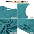 thumbnail image 4 of MOSHU 3 Pack Tank Tops for Women Plus Size V Neck Shirts Sleeveless Women Shirts Flowy Loose Fit Tops Summer Outfits, 4 of 8