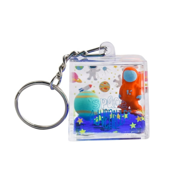 Rbaofujie Decorations for BedroomAstronaut Liquid Quicksand Pendant Astronaut Keychain Decoration 10ML Graduation Decorations Multicolor