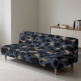 thumbnail image 4 of SCRAWLGOD Leopard Print Armless Couch Slipcover Washable Anti Wrinkle Furniture Protector 1 Piece Sofa Cover with Elastic Bottom for Pets, 4 of 9