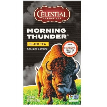 Celestial Seasonings Morning Thunder 20 Tea Bags Pack of 4