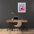 thumbnail image 3 of Seay, Anne 25x32 White Modern Wood Framed Museum Art Print Titled - Pink Flamingo, 3 of 4