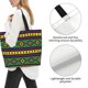 thumbnail image 3 of Balery Carnival Mardi Gras Bolsa Tote Estilo Estético con Cremalleras, Bolsa de Hombro, Bolsa de Compras Grande y Plegable, 3 of 8