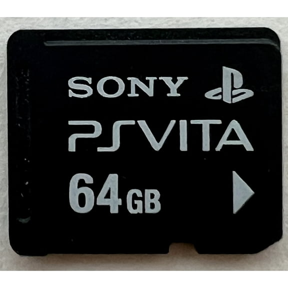 Restored Sony PlayStation PS Vita Official Memory Card - 64GB - Pristine Condition (Refurbished)