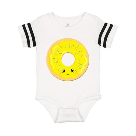 

Inktastic Yellow Donut Gift Baby Boy or Baby Girl Bodysuit