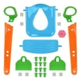 thumbnail image 6 of TeqHome Kids Baby Training Potty Trainer Toilet Seat Chair Toddler With Ladder Step Up Stool, 6 of 10