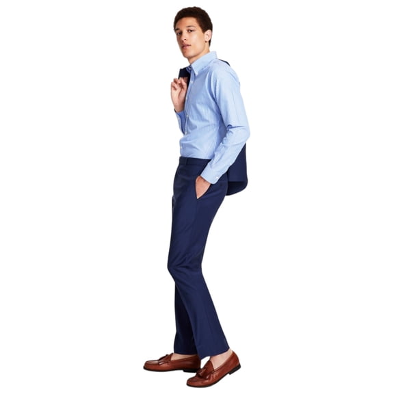 Brooks Brothers Mens Classic fit Wool Dress Pants 40 / 30 Blue Solid