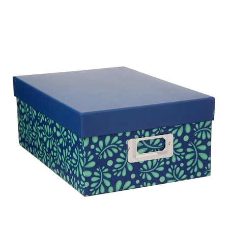 Archival Photo Storage - Decorative Photo Storage Box: Vines