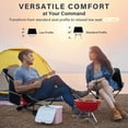 thumbnail image 2 of Lightweight Folding Camping Chair, Compact Design for Camp, Beach, Hiking, Black, 2 of 6